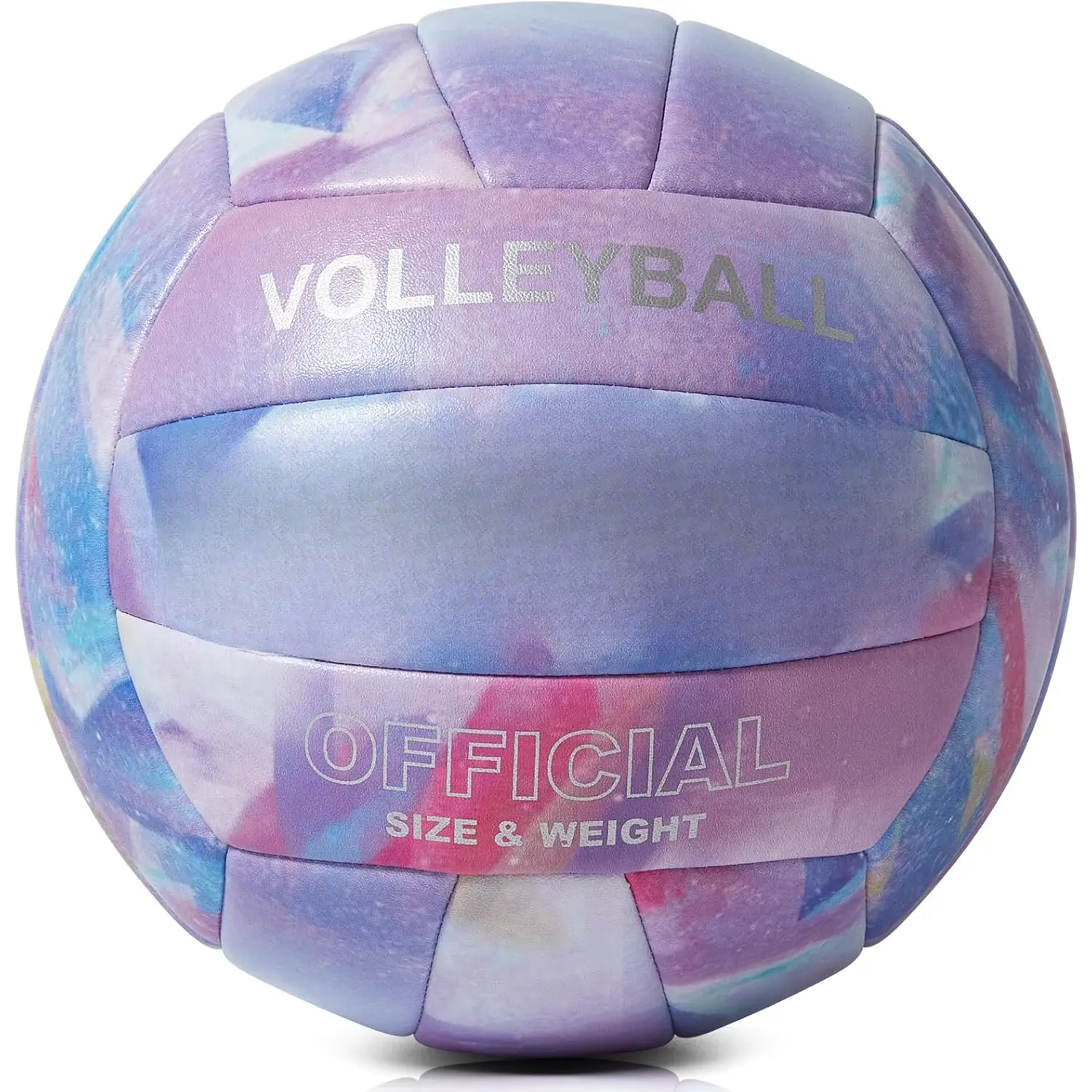 Volleyball Size 5 PU Leather Soft Indoor Outdoor Volleyballs    Play Ball for Beginner, Teenager, Adult, 8.2