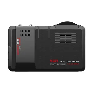 Car Dash Cam with Built-in Radar Detector, Electronic Dog Speed Alert, and Nightvision Recorder