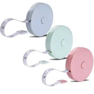 3 Pack Tape Measure, Measuring Tape for Body Measurements,Fabric Sewing Tailor Cloth Knitting, Craft Weight Loss Retractable 60-Inch 1.5 Meter, Premium Sewing Tape Double Scale Ruler Bozi