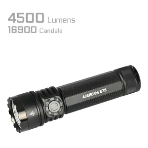 LED Flashlight 4500lumens brightness - Acebeam E75