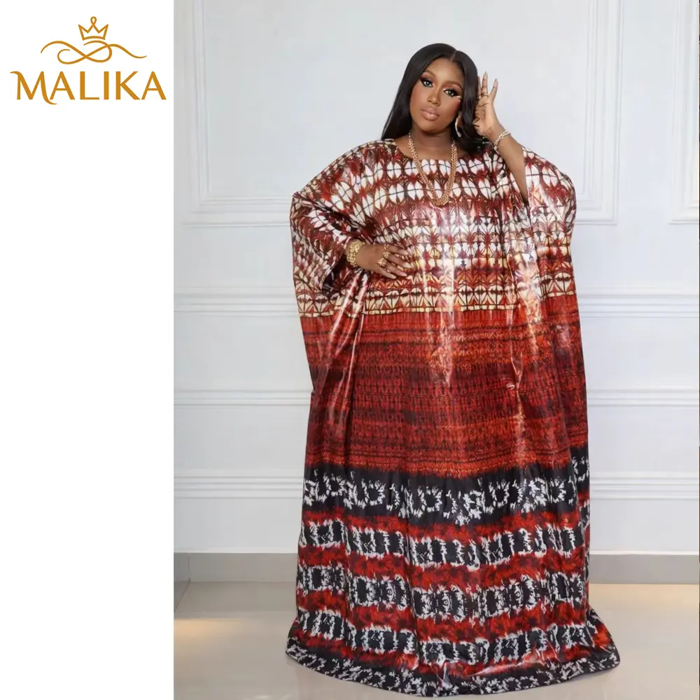 Perfumed Print Bazin Boubou Dress With Scarf First Quality Jacquard Basin Riche For Senegal African Noble Lady Evening Gown Long Sleeve