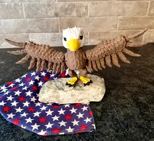 Bald Eagle Flexi Articulated 3D
