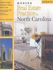 USED-Modern Real Estate Practice in North Carolina, 6th Edition Update by Fillmore Galaty (Paperback)