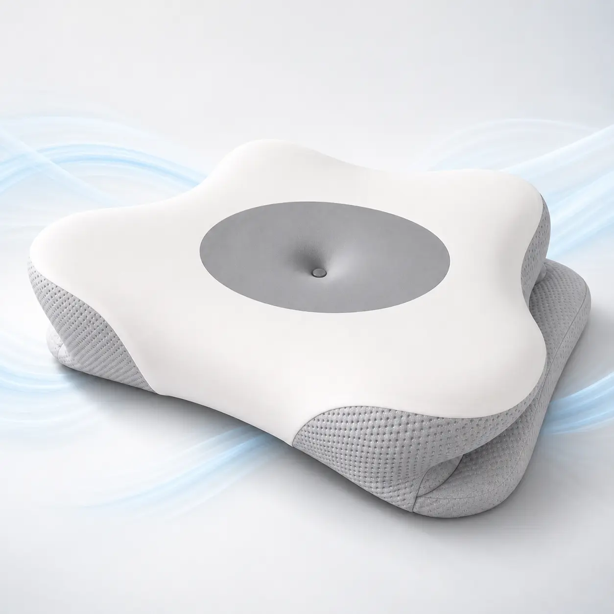 Cervical Neck Pillow for Sleeping, Ergonomic Contour Memory Foam Pillow for Neck and Shoulder Support, Orthopedic Bed Pillow for Side and Back Sleepers