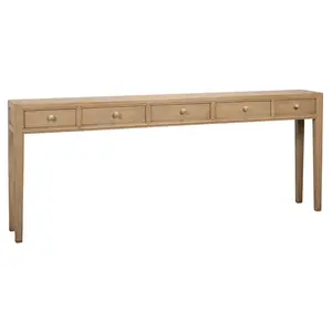 Jeweler's 5-Drawer Console Table