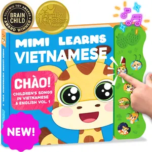 Musical Vietnamese Sound Book for Kids  | Press & Listen! | Vol. 1