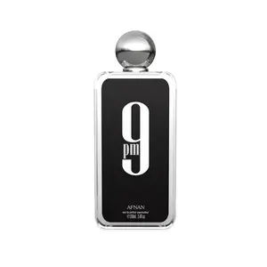 Afnan 9 PM Eau de Parfum for Men, 100ml(3.4 oz), Bold Statement of Masculinity and Sensuality