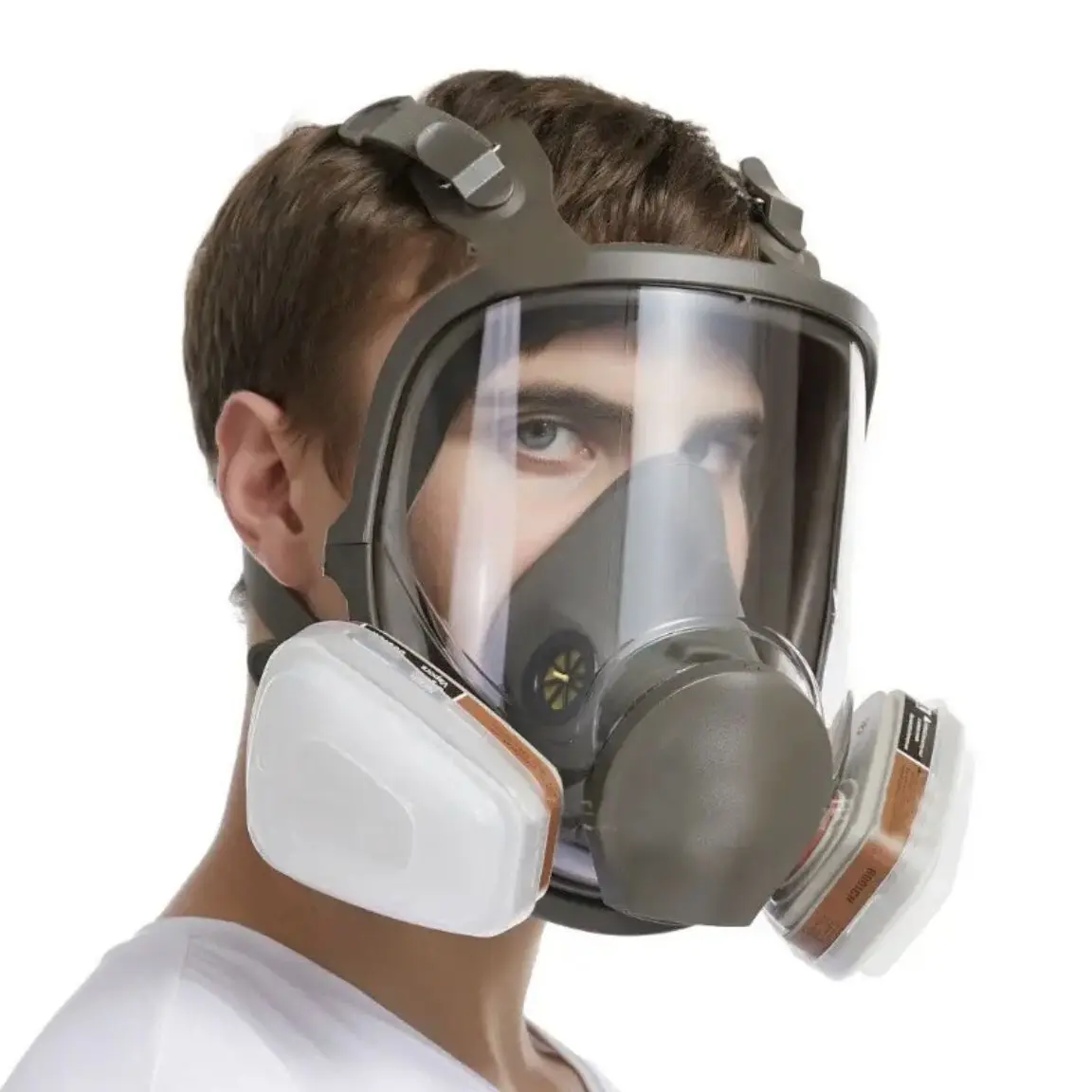 Reusable Respirator Mask - Respirator Mask with Filters, Dust Mask, Protective Mask for Spray Paint Chemicals Epoxy Resin, Respirator Face Mask, Safety Gear