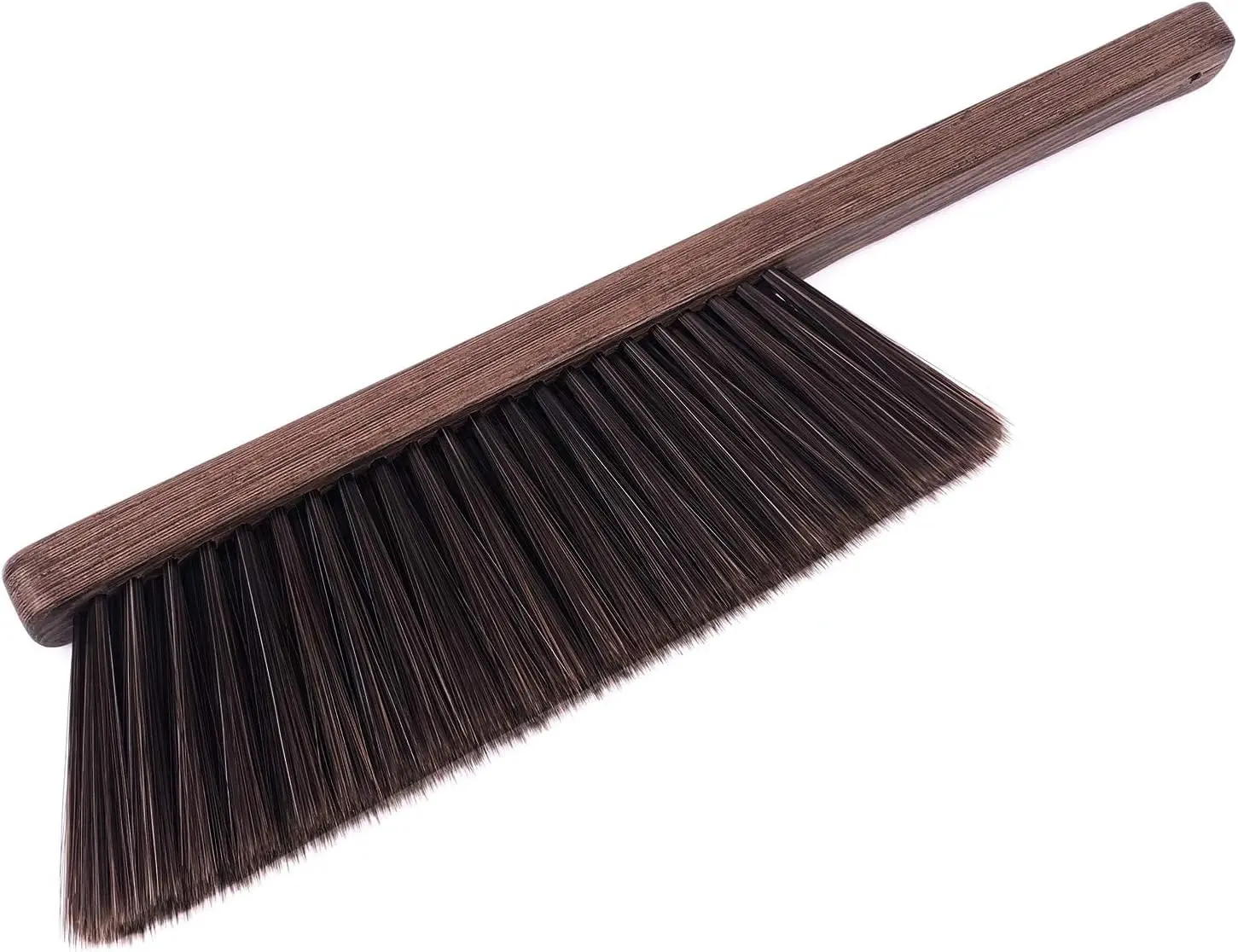 Hand Broom Cleaning Brushes Soft Bristles Dusting Brush for Car Bed Couch Draft Garden Furniture Clothes Wooden Handle Durable