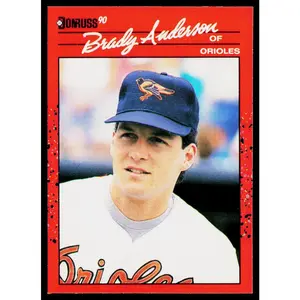 Brady Anderson 1990 Donruss #638 Baltimore Orioles