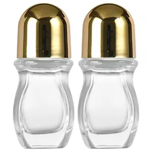 Unique Glass Bottles for Liquid Packaging 30ml Travel Empty Roller Bottles