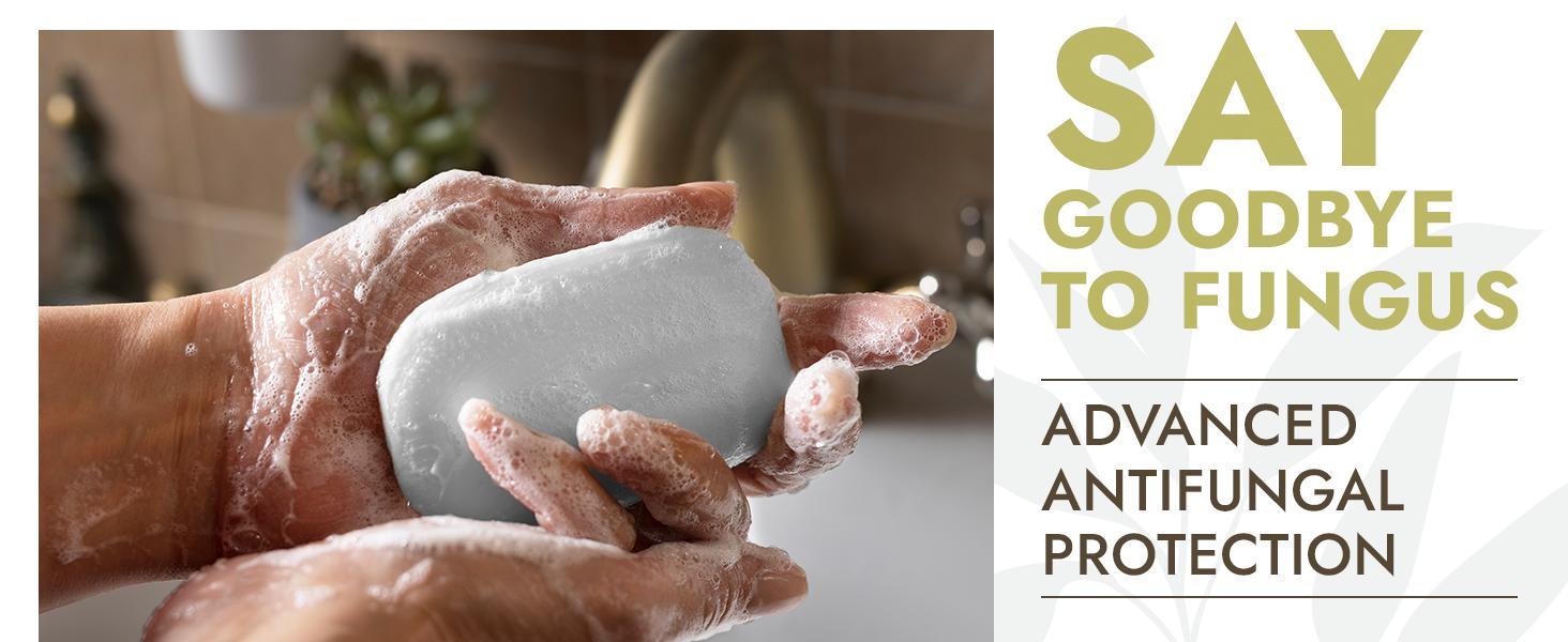 Antifungal Soap | Medicated Jock Itch Treatment, Fights Ringworm & Athlete's Foot | Soothing Tea Tree & Eucalyptus | 1% Tolnaftate for Effective Relief | Travel-Friendly with Soap Case Antifungal Soap | Medicated Jock Itch Treatment, Fights Ringworm & Athlete's Foot | Soothing Tea Tree & Eucalyptus | 1% Tolnaftate for Effective Relief | Travel-Friendly with Soap Case