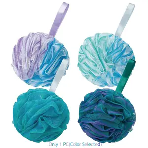 Large Bath Sponge Loofah, Exfoliating Body Scrub Ball, Effective Cleaning for Women Men Kids, Gentle Skin Care, Durable Bathroom Accessory, Exfoliating Mesh Sponge, Exfoliating Bath Tool, Exfoliating Body Scrubber