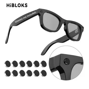 SummerVibes  HIBLOKS For Ray-Ban Meta & Gen 2 Wayfarer RW4012/RW4008/RW4006 Skyler Headliner & Oakley Meta HSTN Smart Glasses Shading Sticker Low-Tack LED Light Blocking