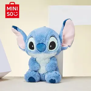 Disney Series Stitch Doll Basic Medium Sitting Stuffed Animal Figure Stitch Plush Doll Ornament Cute Holiday Chritmas Halloween Gifts for Her Him Kids