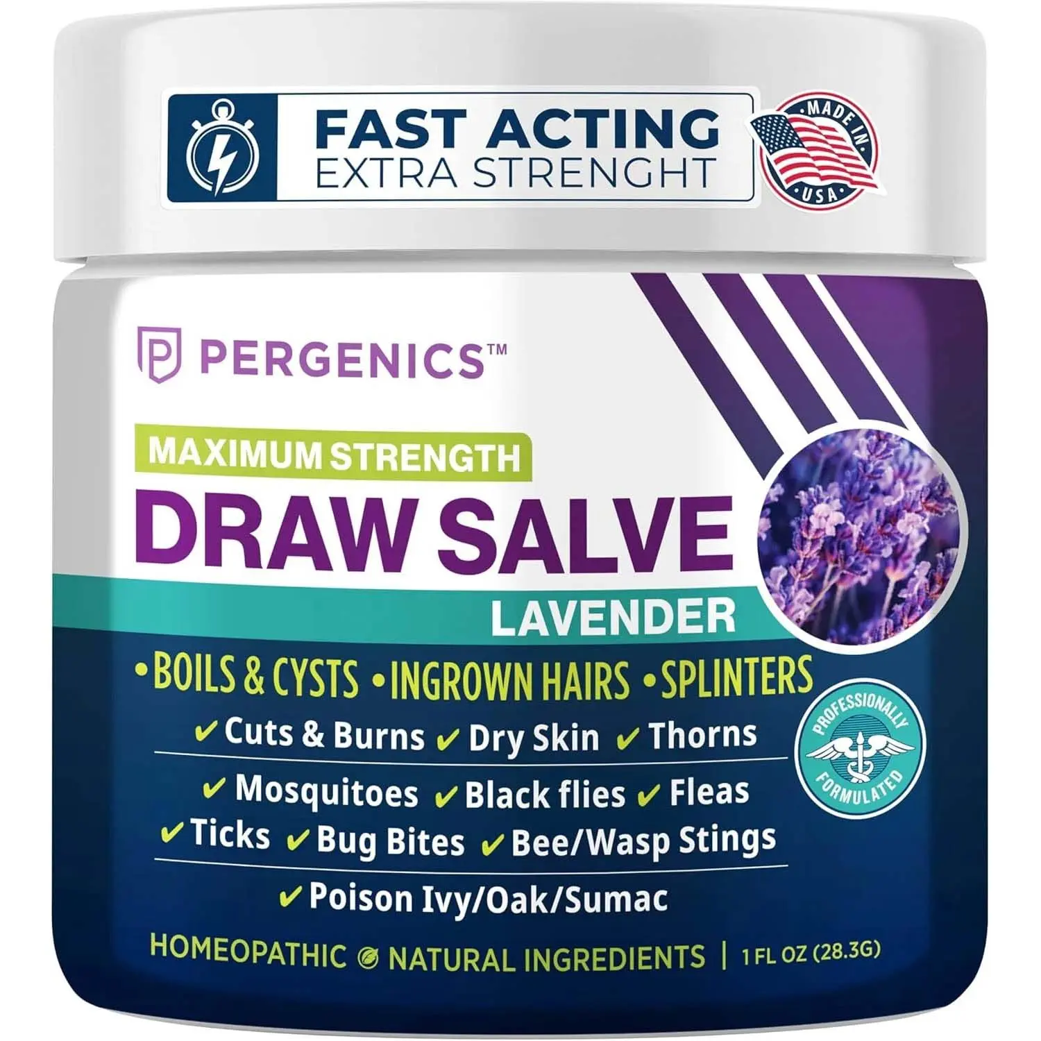 Drawing Salve Ointment with Honey, Olive Oil & Beeswax - Natural Relief for Splinters, Ingrown Hairs & Insect Bites - Made with Comfrey - 1 Oz, Eucalyptus, Skin Irritations, Paraben-Free, Healing, Therapy