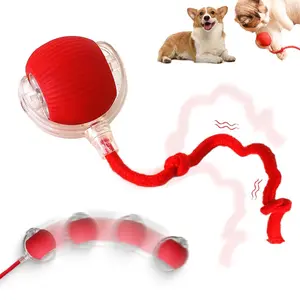 Christmas Discount Save Big! Interactive Dog&Cat Toys 2025 Upgraded Durable USB Rechargeable Automatic Rolling Ball with Obstacle Avoidance Technology for Small Medium Large Pets(Red)