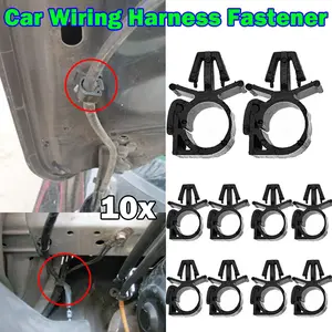 10pcs Car Wiring Harness Fastener Clips - Secure Your Wiring and Keep it Organized!