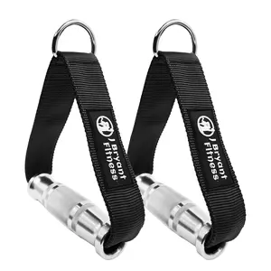 J Bryant Cable Machine Handles – Heavy Duty Aluminum D Handle Attachment for Pulley Machine, Home Gym Kit for Strength Training outdoorfun