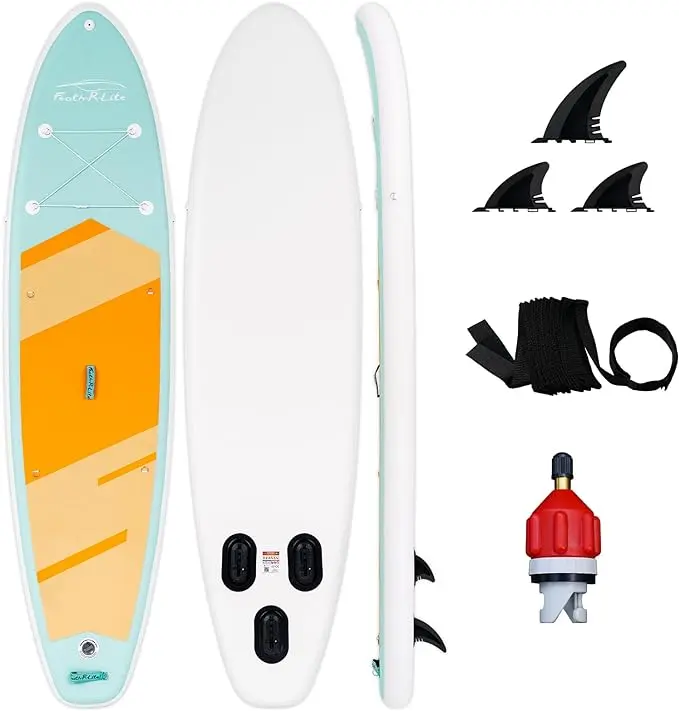 FEATH-R-LITE Stand Up Paddle Board Inflatable,SUP Board for Adults,Standup Paddleboards with ISUP Board Accessories,Suitable for Surf Fishing Yoga
