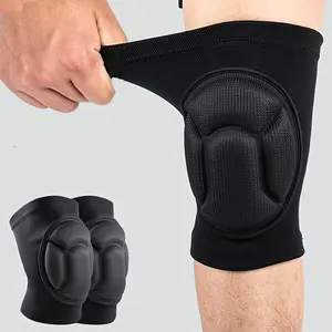 Thick Knee Pads with Sponge Filling, Comfortable Knee Braces for Men & Women, High Elasticity Kneepads for Squats Sports Yoga Volleyball Dancing, Knee Pads Knees