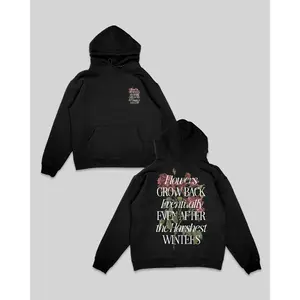 Growth Eventually Black Hoodie