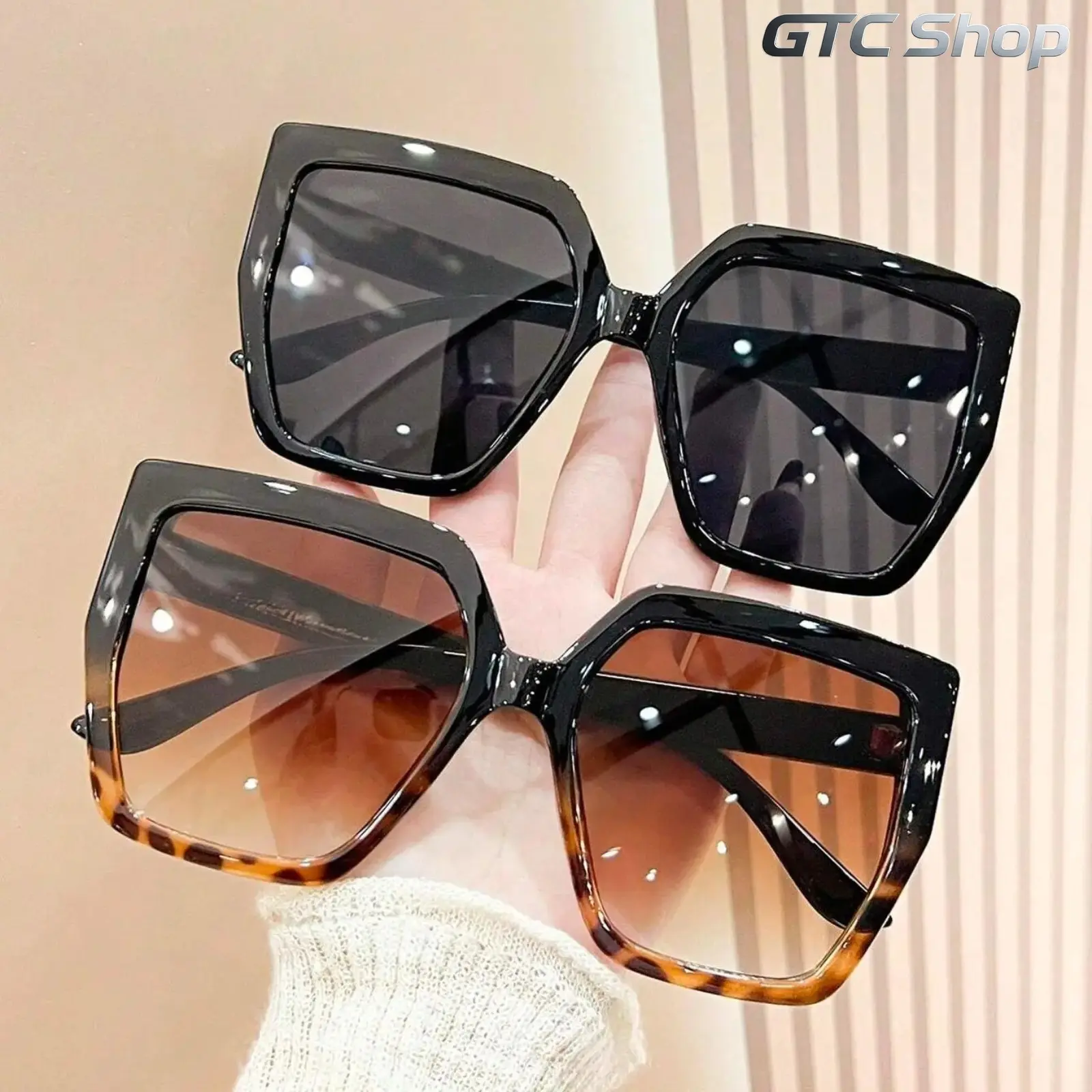 2-Piece Set Unisex Plain Color Sunglasses, Simple Large Square Frame Casual Eyewear, Trendy Stylish Glasses for Daily Outdoor Beach Everyday Use #summervibes