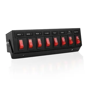 Ultra Bright Lightz 1100 8- Backlit Controller Box |   Strobe  Lights | Siren | Speaker