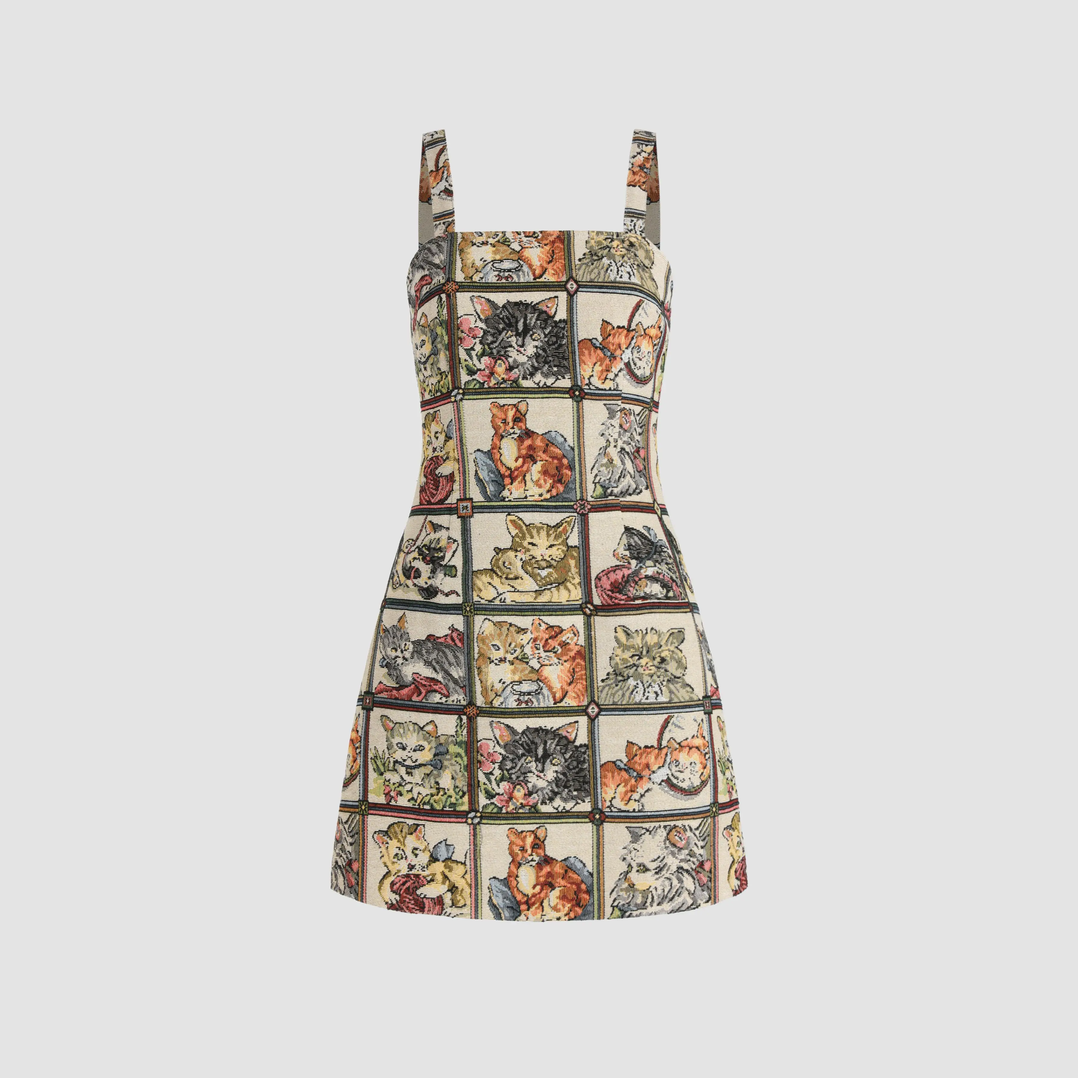 Cider [size 2-10] Cat Lover Dress SohoChic