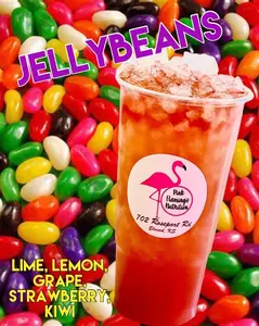 Jelly Beans Loaded Tea - 298mg of Caffeine, 1 Carb, 4 Calories, Zero Sugar - Lemon, Strawberry, Grape & Kiwi flavors