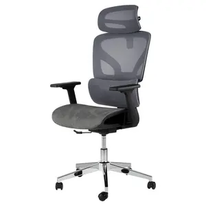 Garvee Ergonomic Office Chair with High Breathable Mesh Back, Dynamic Lumbar Support, Adjustable 3D/4D Armrests, Adjustable Headrest, Recline and Height Adjustment, Silent Wheels, and 360° Swivel for Comfort and Versatility