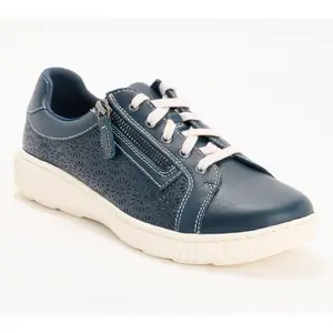 Clarks Collection Embossed Leather Sneaker - Caroline Rio Clarks Collection Embossed Leather Sneaker - Caroline Rio
