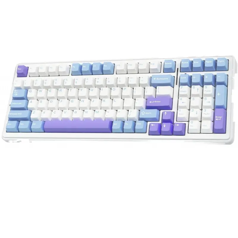 AULA F99 Wireless Mechanical Keyboard Tri Mode Hot Swappable with Pre Lubed Linear Switches Gasket Mount RGB Gaming Keyboard for PC Tablet Xbox PS5 Black Aesthetic Custom Keyboard for Business Digital Work