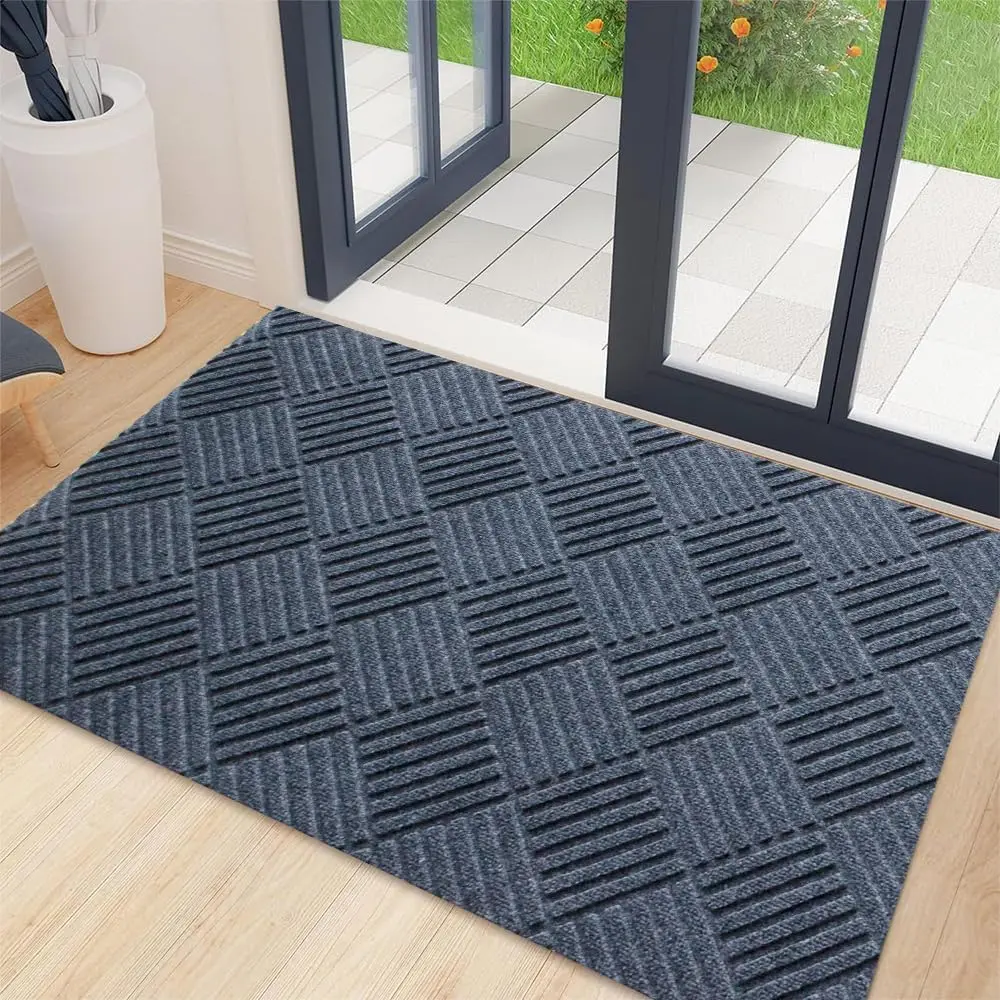Non-Slip Indoor Floor Rug - Washable Runner Rug for Hallway, Entryway, Outdoor Water-Resistant Doormat, Washable Runner Rugs