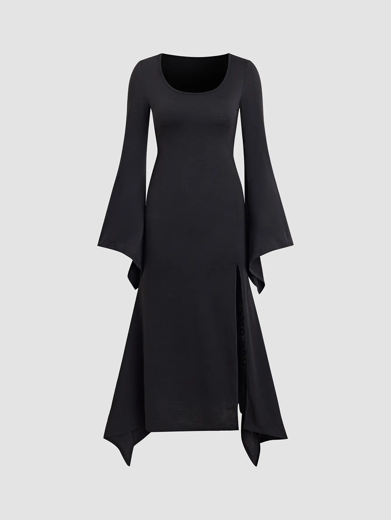 Women's Gothic Witch Cosplay Dress, Ladies Clothes, Halloween Dress, Slit Dress