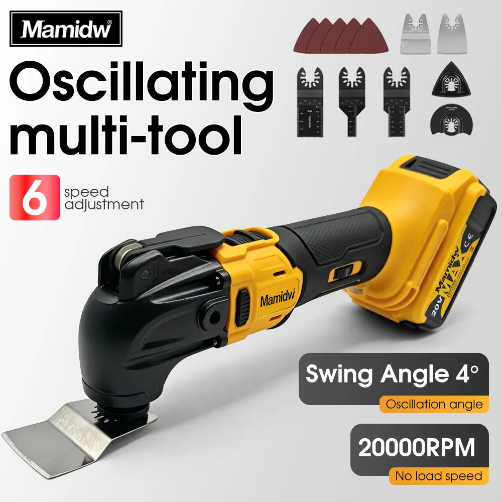 20V Max Cordless Oscillating Multi-Tool - 4° Swing Angle, Lightweight & Ergonomic, Compatible with DeWalt 20V MAX Batteries (Battery NOT Included)