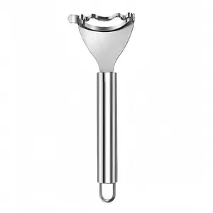 Stainless Steel Corn Peeler Cob Remover - Ergonomic Handle Corn Stripper Slicer, Safe Kitchen Gadget for Fresh Salad Meal Prep and Summer BBQ Cookouts