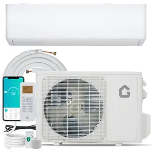 Abs Tcl T-Pro Series 1Pcs Split Air Conditioner - 24 SEER2,9000 BTU, Energy Star Certified, R454B Refrigerant, 115V/60Hz, Compact Design for Home, Apartment, or Office - Quiet Operation & Durable Construction