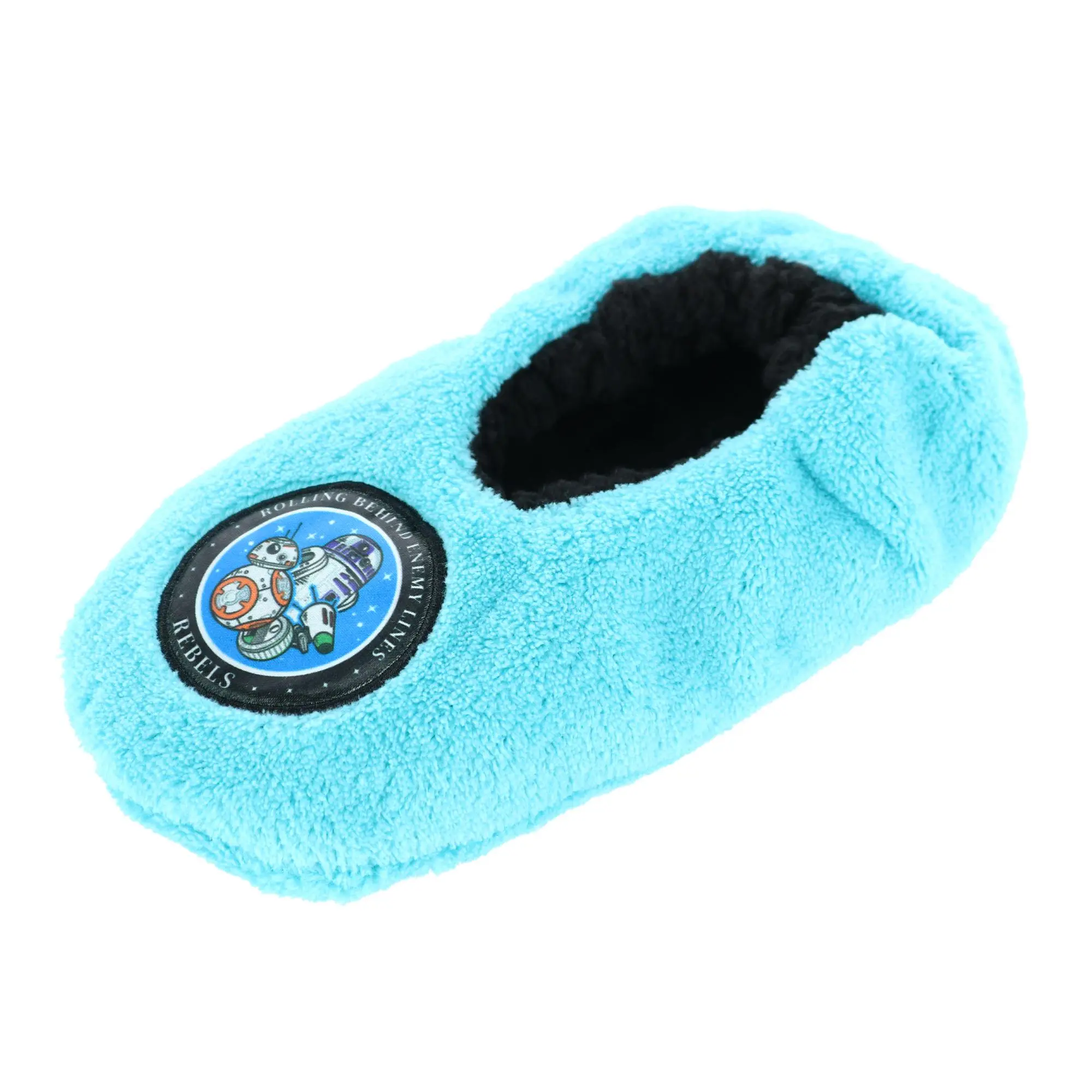 Textiel Trade Boy's Disney Star Wars BB-8 & R2D2 Slippers, Boys Slippers, Everyday, Soft, Fuzzy, Slide Resistant