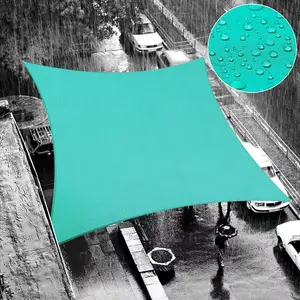 Waterproof Sunshade Sail, Rain Protection Canopy, Rectangular Square Shade Cloth, Outdoor Garden Balcony Use, 1pc Protective Cover, Patio Canopy