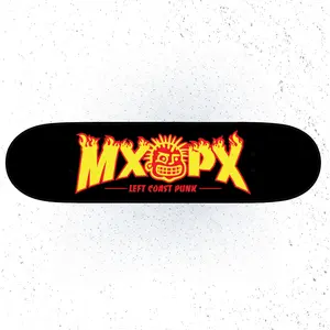 SKATE DECK - LEFT COAST PUNK FIRE