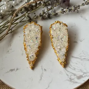 Druzy “The Daggers” Dagger Earrings