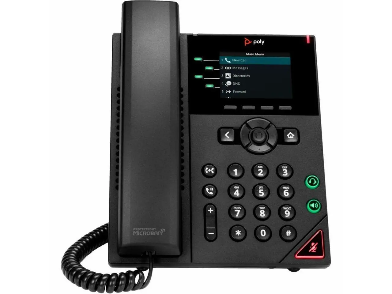 HP Poly VVX 250 4-Line IP Corded Phone and PoE-Enabled | 89B62AA#AC3 HP Poly VVX 250 4-Line IP Corded Phone and PoE-Enabled | 89B62AA#AC3