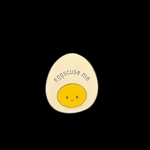 Eggscuse Me Egg Pin