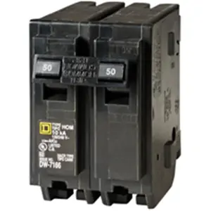 Square D By Schneider Electric HOM250CP 50A 2P Plugon Circuit Breaker