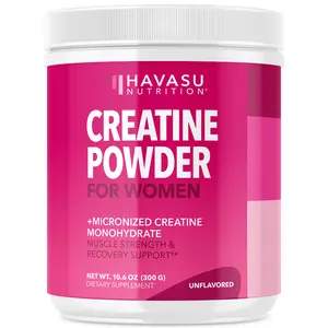 Creatine for Women With Micronized Creatine Monohydrate Powder for Post Workout Recovery Powder - 100 Servings Unflavored Healthcare Supplement