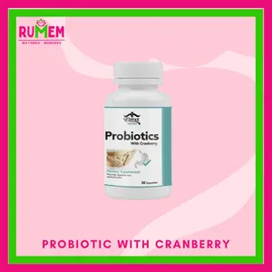 PROBIOTIC WITH CRANBERRY  - 30 CAPSULES-  1 Billion CFU for Gut Immune & Urinary Health Support    ESB Natural Vitamins