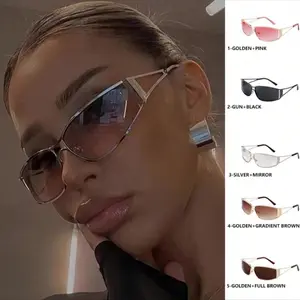 Fashionable Y2K style sunglasses, retro trendy sunglasses