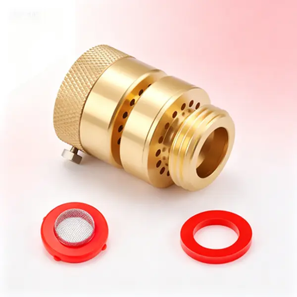 Lead-Free Self-Draining Vacuum Breaker, 1-1/16" Fine Thread Female Replacement, PK 1390 Hose Bib Backflow Preventer with Washers and Sealing Tape, for Garden Hose and Indoor Spigot, Corrosion-Resistant