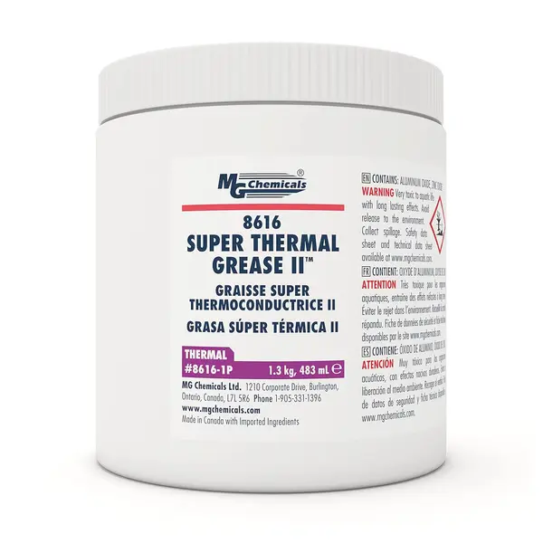 MG Chemicals - 8616-1P 8616 Super Thermal Grease II, 1.3 kg Tub